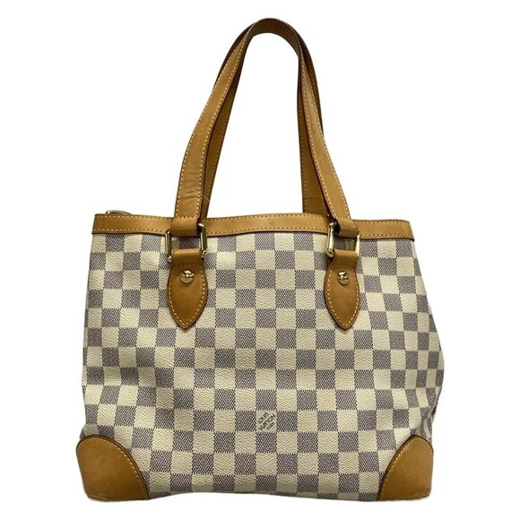 Auth LOUIS VUITTON Hampstead PM N51207 Azur Damier - CA2110 Tote Bag - Picture 2 of 16